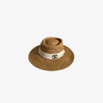 Chanel Straw Fedora Hat