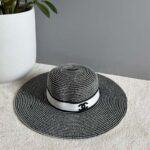 Chanel Wide Brim Straw Hat