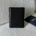 Dior CD Icon Vertical Bifold Card Holder