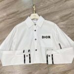 Dior Cropped White Shirt