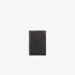 Dior Vertical Bifold Card Holder Black