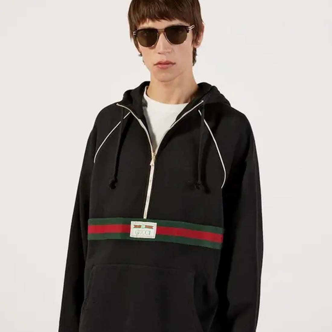 Gucci Jersey Sweatshirt with Web