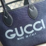Gucci Totissima Reversible Tote Dark Blue Denim