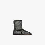 LAÏA Black Fishnet High Boots