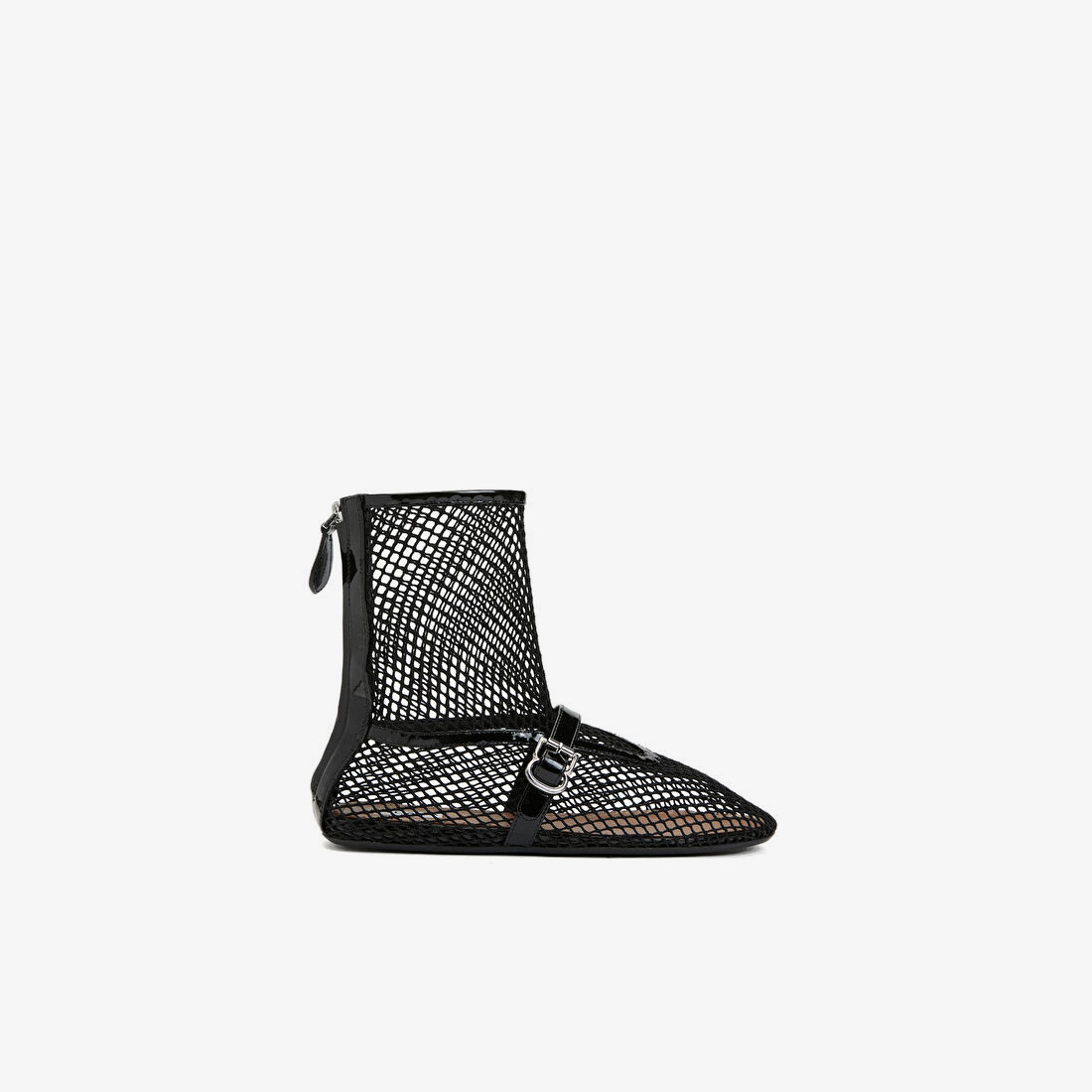 LAÏA Black Fishnet High Boots