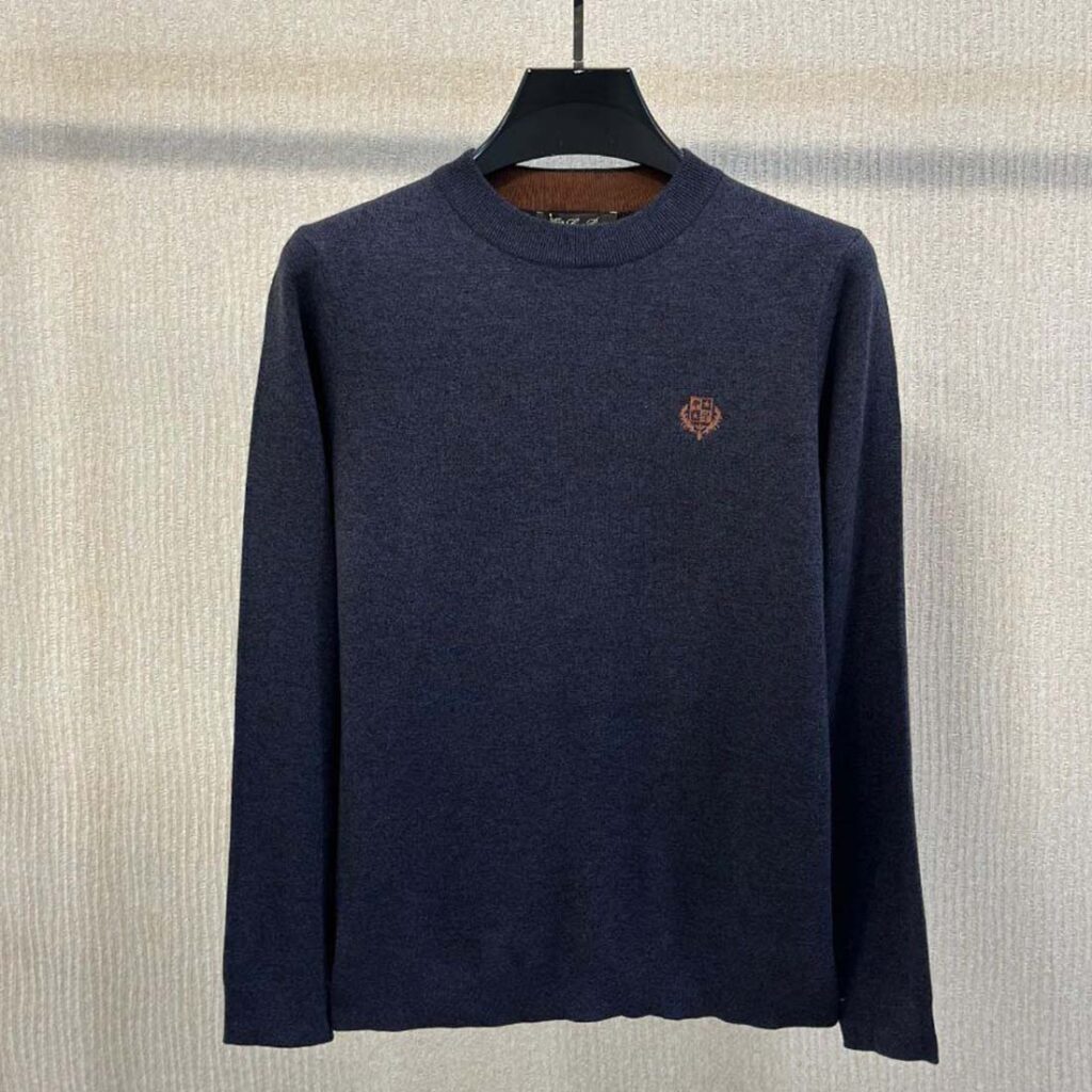 Loro Piana Logo Knit Sweater