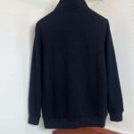 Loro Piana Ribbed Knit Half-Zip Sweater