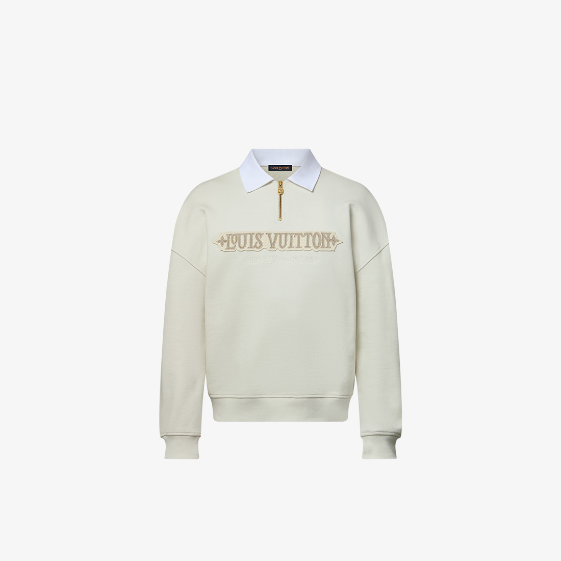 Louis Vuitton Embellished Half-Zip Sweatshirt