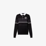 Louis Vuitton Monogram Jacquard Long-Sleeved Polo Shirt