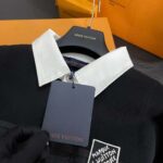 Louis Vuitton Monogram Jacquard Long-Sleeved Polo Shirt