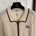 Miu Miu Logo Knit Cardigan