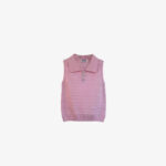 Miu Miu Sleeveless Knit Polo Top