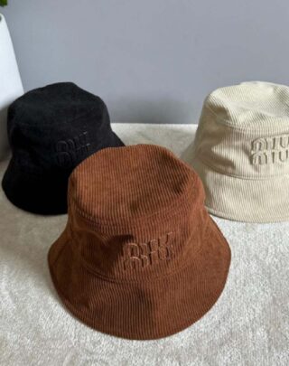 Miu Miu Velvet Bucket Hat