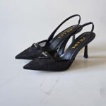 Prada Mesh Slingback Pumps