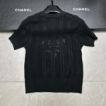 Prada Milano Open-Knit Short-Sleeve Sweater