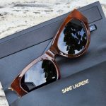 Saint Laurent Cat-Eye Sunglasses – Bold Contrast Edition - Image 3