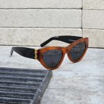 Saint Laurent Cat-Eye Sunglasses – Bold Contrast Edition - Image 4