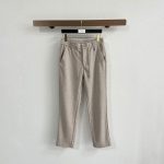 Loro Piana Textured Wool-Blend Tailored Trousers – Super Master Quality - Image 3