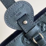 Louis Vuitton Monogram Empreinte Shoulder Bag & Matching Zipper Pouch – Deep Navy Edition - Image 3