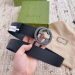 Gucci Interlocking GG Leather Belt – Matte & Classic Finishes - Image 4