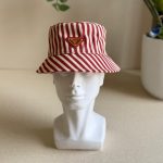 Prada Corduroy Bucket Hat – Triangle Logo - Image 12