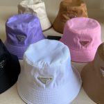 Prada Corduroy Bucket Hat – Triangle Logo - Image 14