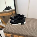 Luxury Serrated Sole Leather Sneakers - Image 8