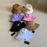 Prada Corduroy Bucket Hat – Triangle Logo - Image 10