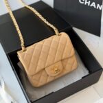 Chanel Classic 17cm Rectangular Mini Flap – Structured Hard Leather Edition - Image 11