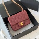 Chanel Classic 17cm Rectangular Mini Flap – Structured Hard Leather Edition - Image 3