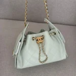 Chanel 25 Mini Hobo Bag 22cm VIP celadon