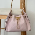 Chanel 25 Mini Hobo Bag 22cm VIP Rose Gold