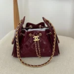 Chanel 25 Mini Hobo Bag 22cm VIP Shiny Crimson