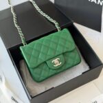Chanel Classic 17cm Rectangular Mini Flap – Structured Hard Leather Edition - Image 4