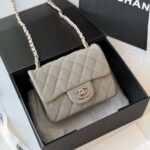 Chanel Classic 17cm Rectangular Mini Flap – Structured Hard Leather Edition - Image 7