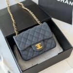 Chanel Classic 17cm Rectangular Mini Flap – Structured Hard Leather Edition - Image 9