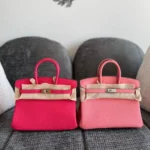 Birkin-togo-leather-25-Hot-Pink-and-Pink
