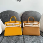 Birkin-togo-leather-25-Mustard-Yellow
