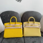 Birkin-togo-leather-25-Yellow-and-Light-Yellow