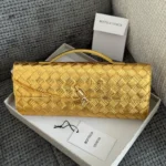 Bottega-Andiamo-Clutch-Gold