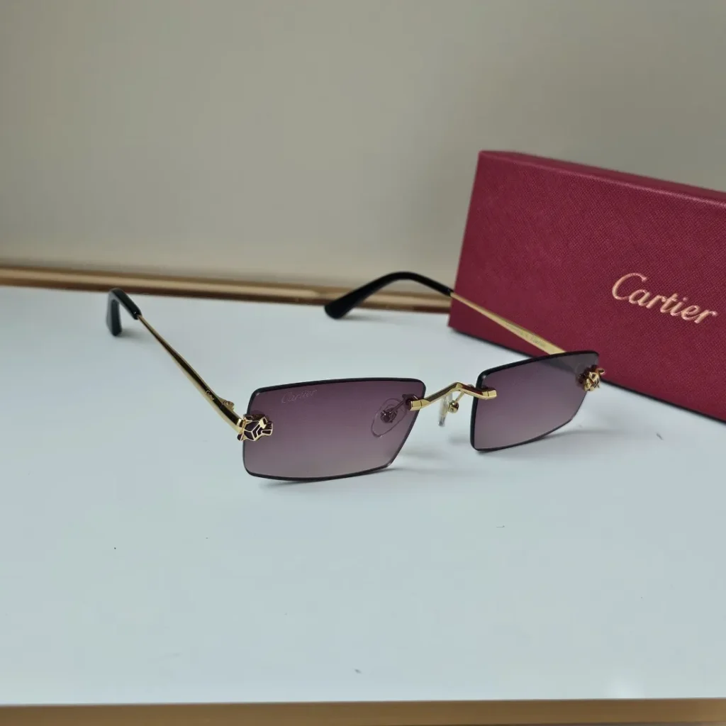 Cartier CT0598S Gold Crimson Gradient