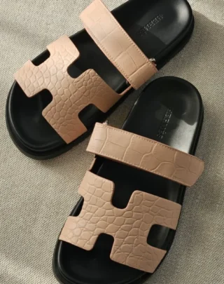 Hermès Chypre Sandals Himalaya Beige