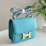 Hermès Constance bag collection Gold Blue
