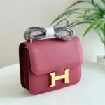 Hermès Constance bag collection Gold Crimson
