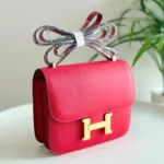 Hermès Constance bag collection Gold Red