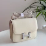 Hermès Constance bag collection Silver Beige