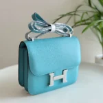 Hermès Constance bag collection Silver Blue