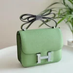 Hermès Constance bag collection Silver Green