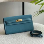 Hermes-Kelly-To-Go-Wallet-Dark-Blue