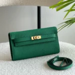 Hermes-Kelly-To-Go-Wallet-Green
